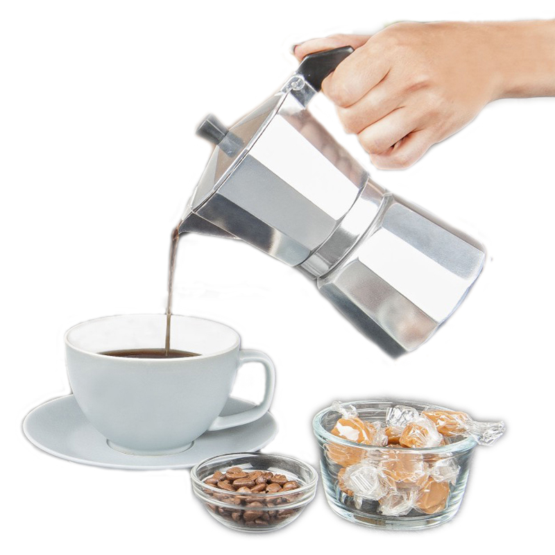 Coffee Equipment Wholesale - Pembuat Kopi Espresso Aluminium Pembuat Kopi