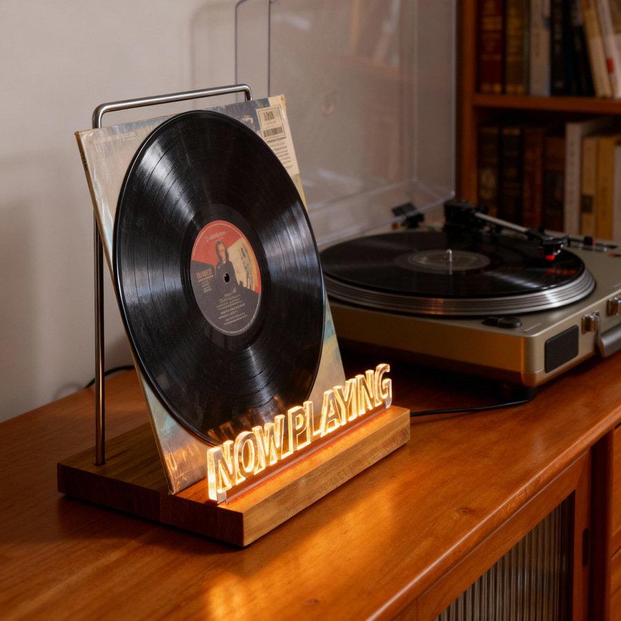 Coffee Equipment Rack - Rak Pemegang Piringan Hitam, Rak Display