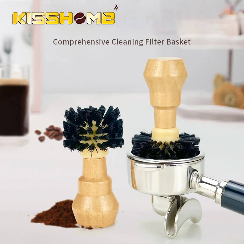 Coffee Equipment Cleaner - Sikat kopi pembersih padat kayu Portafilter