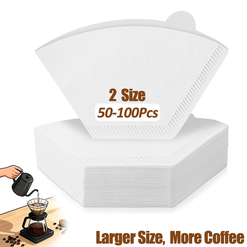 Coffee Equipment Cleaner - 50/100 Buah Kertas Saring Kopi Kertas