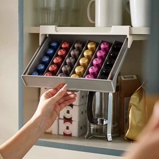 Tempat Kapsul Kopi Rak Penyimp - Coffee Equipment Rack ulasan dan harga