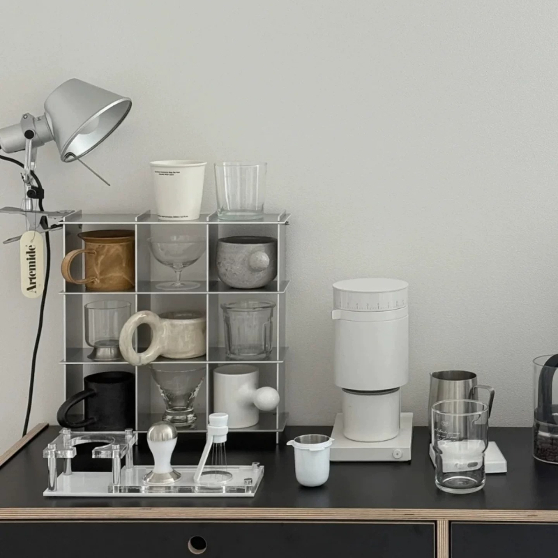 Rak Penyimpanan Cangkir Minima - Coffee Equipment Rack ulasan dan harga