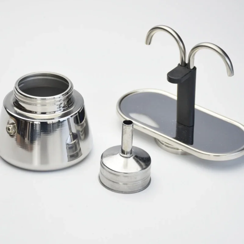 Mini Moka Pot tabung ganda 200 - Coffee Equipment Espresso ulasan dan harga
