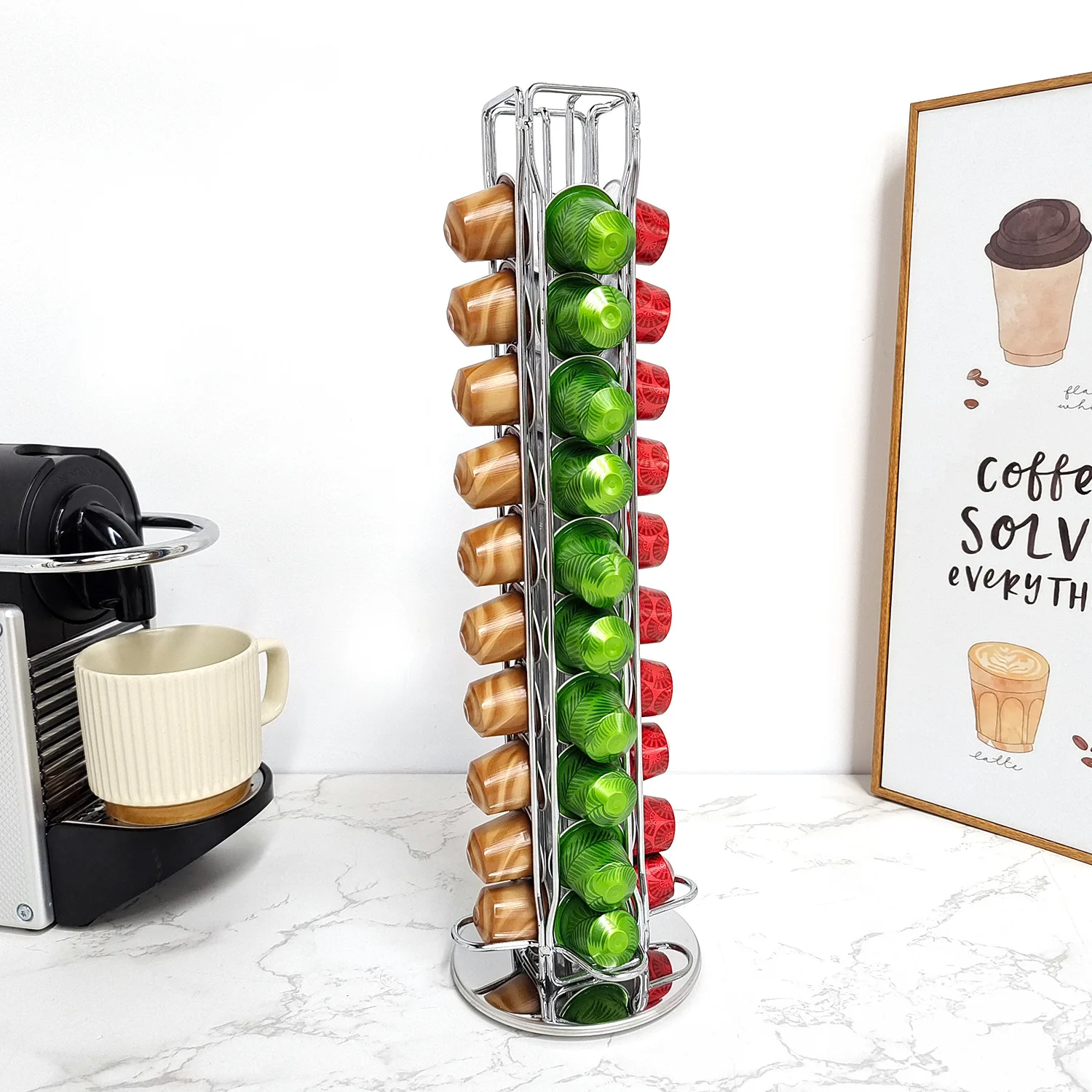 1 buah pemegang Pod kopi Nespr - Coffee Equipment Rack ulasan dan harga