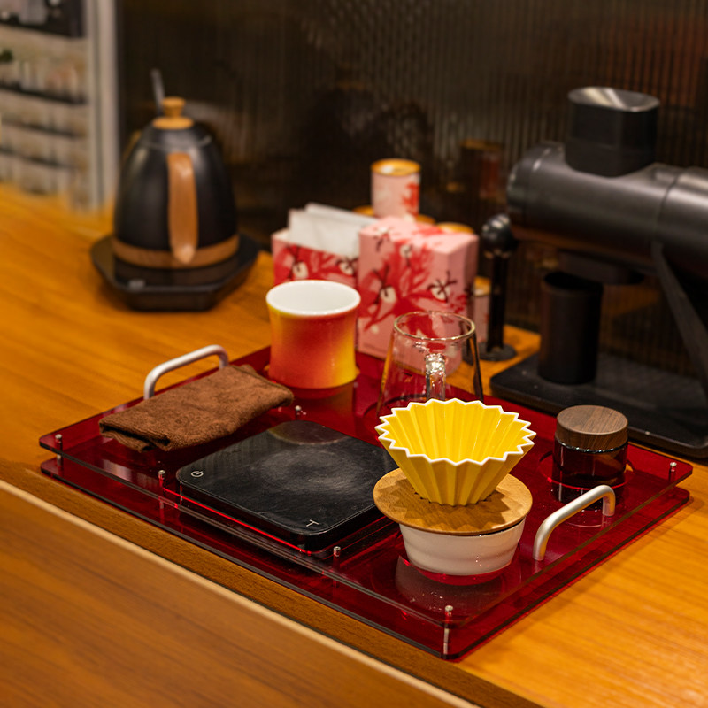 Nampan kopi akrilik, digunakan - Coffee Equipment And Supplies ulasan dan harga