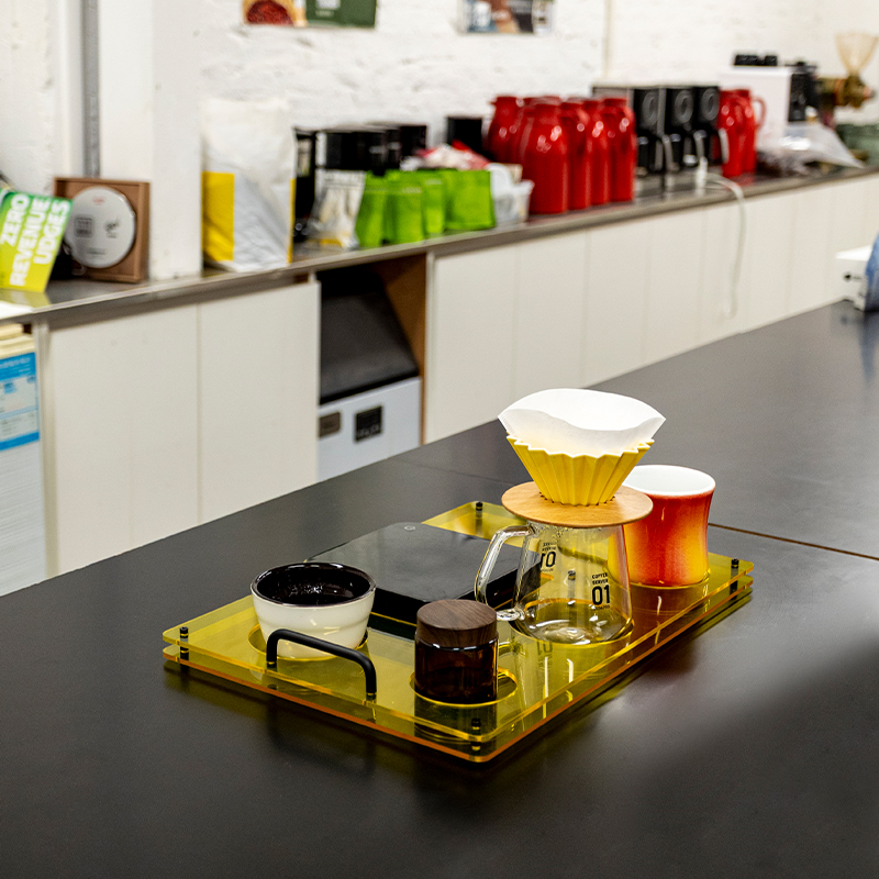 Nampan kopi akrilik, digunakan - Coffee Equipment And Supplies ulasan dan harga