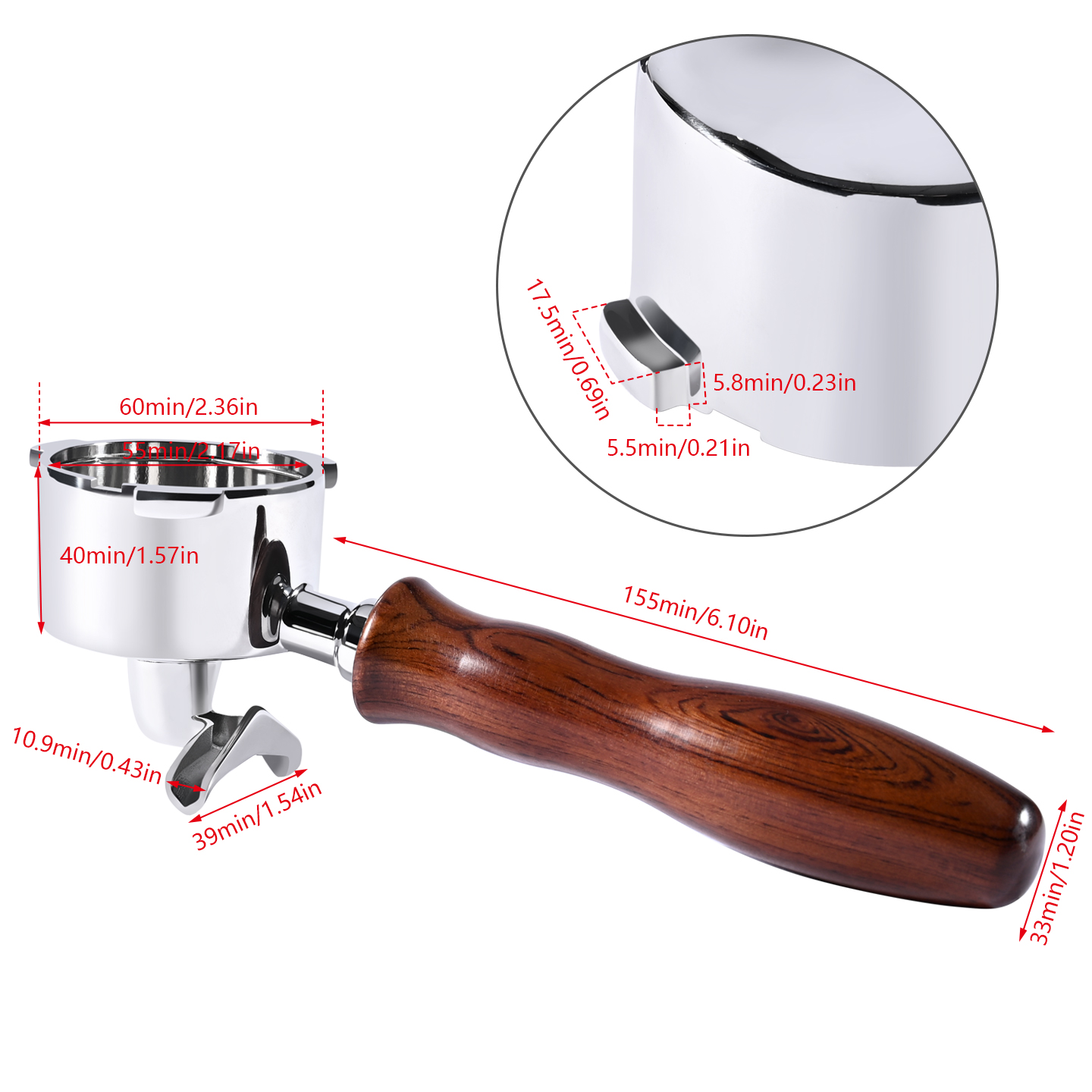 Portafilter Kopi 51mm Double S - Coffee Equipment Espresso ulasan dan harga