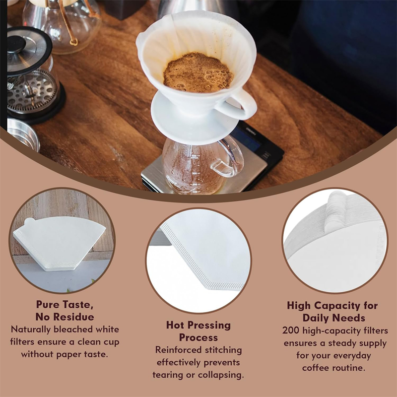 50/100 Buah Kertas Saring Kopi - Coffee Equipment Cleaner ulasan dan harga