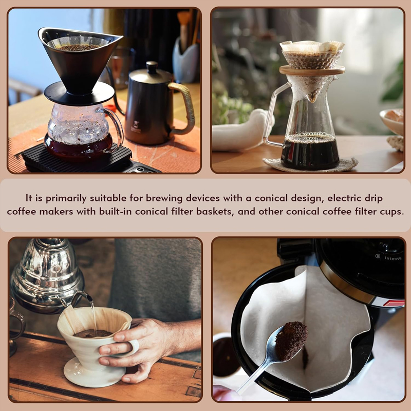 50/100 Buah Kertas Saring Kopi - Coffee Equipment Cleaner ulasan dan harga